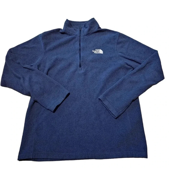 The North Face Fleece Pullover Sweater - Small - Mens‎ - Navy Blue - Picture 1 of 4
